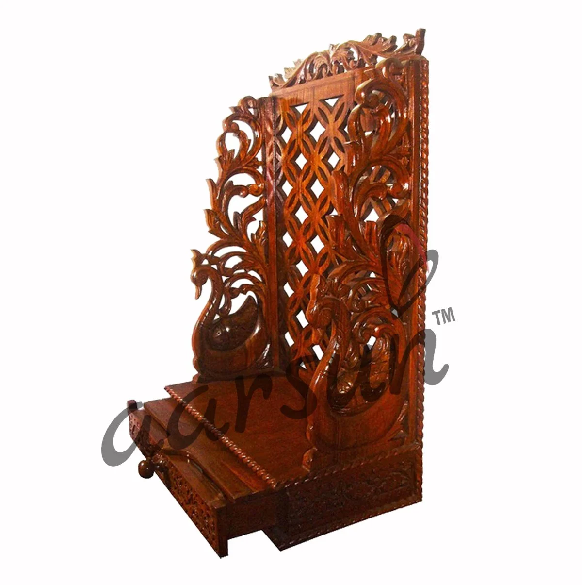Wooden Temple for Table and Wall Hanging View 2
