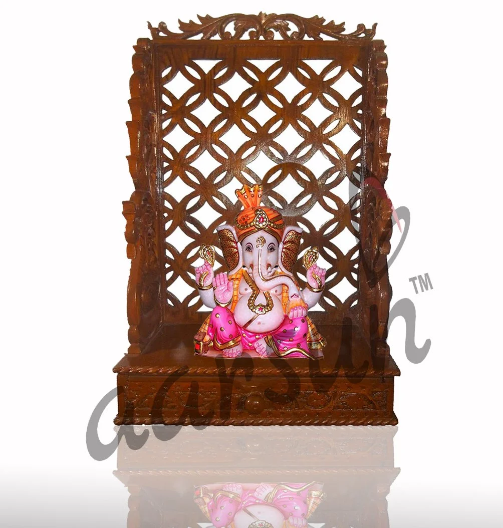 Wooden Temple for Table and Wall Hanging View 5