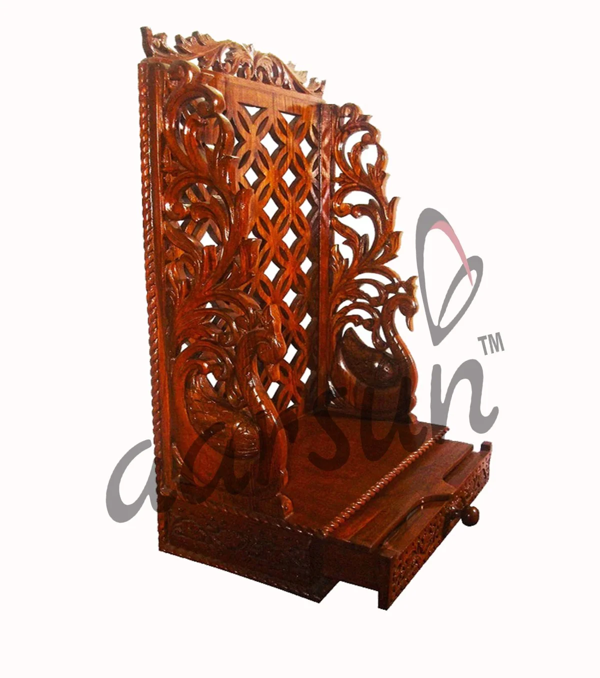 Wooden Temple for Table and Wall Hanging View 6