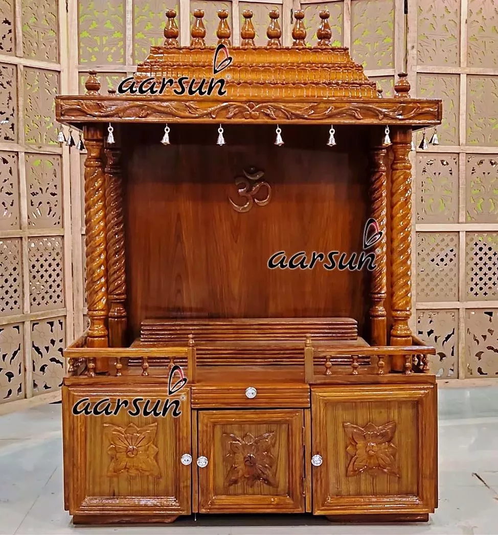 Open Puja Temple with Bells MNDR-0066 View 4