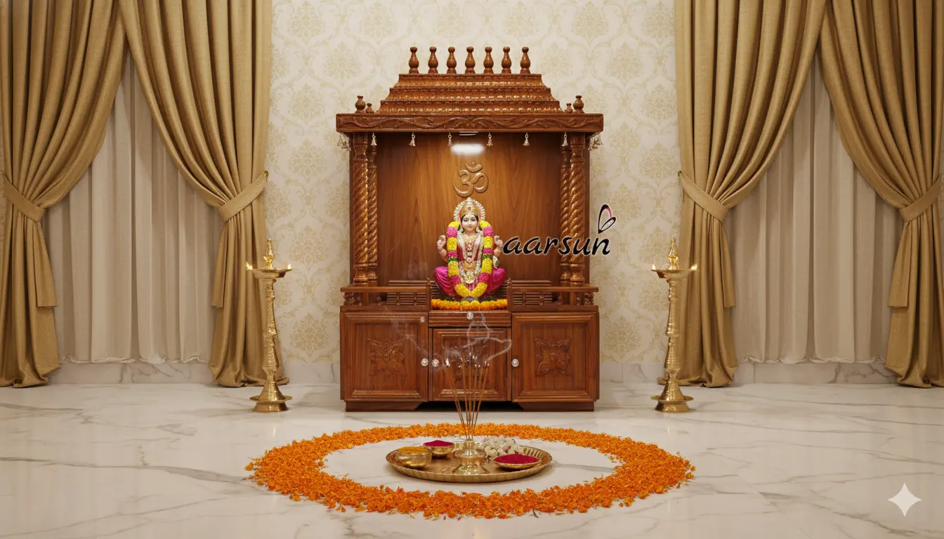 Open Puja Temple with Bells MNDR-0066