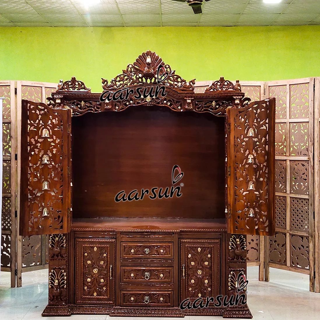 Designer Temple with 2-Fold Doors YT-492 View 3