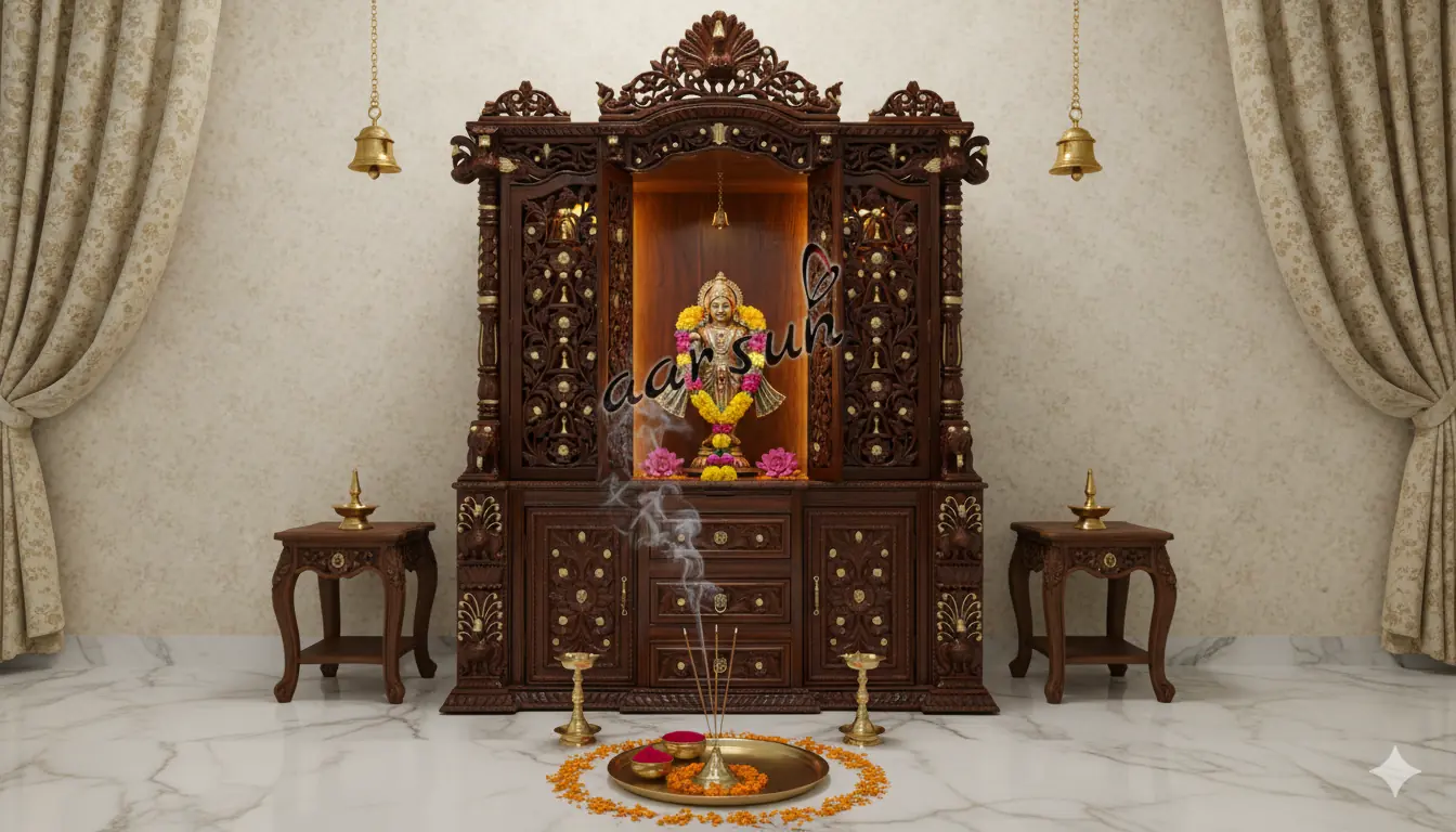 Designer Temple with 2-Fold Doors YT-492