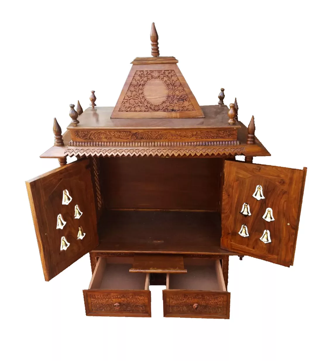 Door Wooden Temple Shisham Wood MNDR-0106 View 3