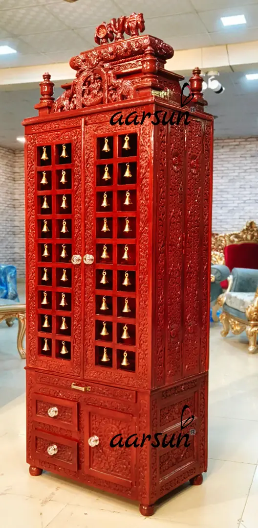 Exquisite Teak Wood Temple View 5