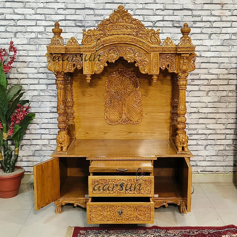 Latest Devghar Design for Home View 3