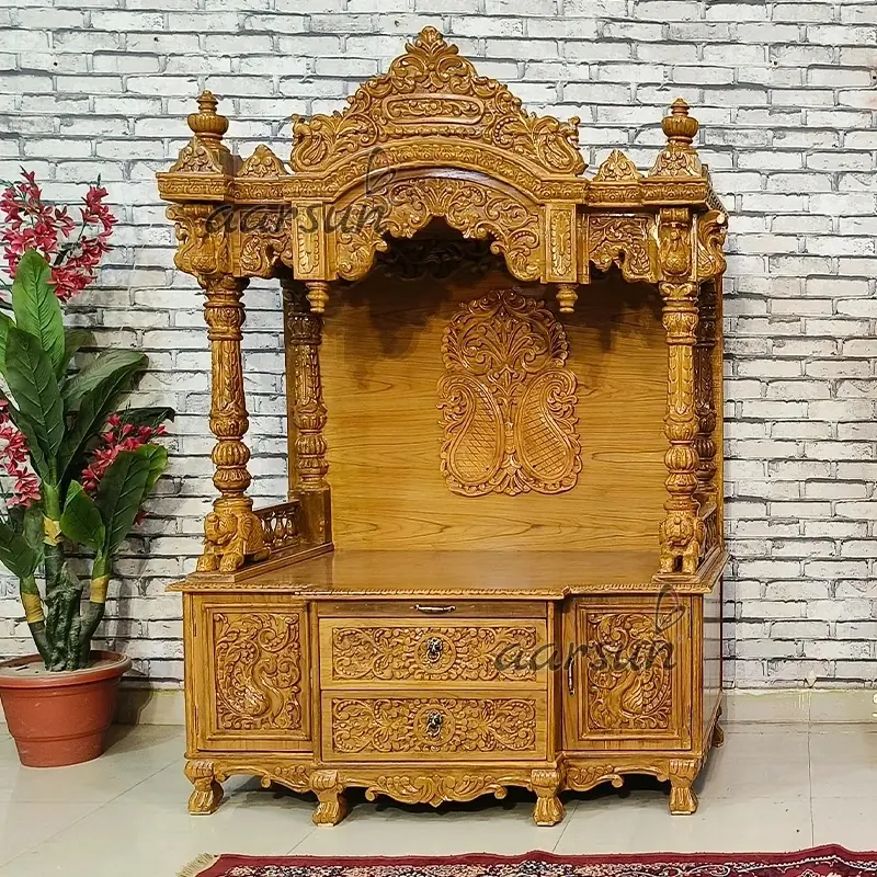 Latest Devghar Design for Home View 7