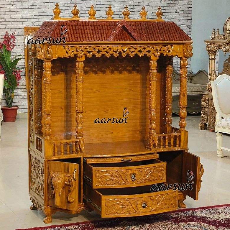 Latest Mandir Design for home - YT1096 View 4