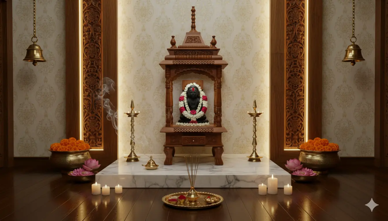 Handcrafted Sheesham Temple MNDR-0079
