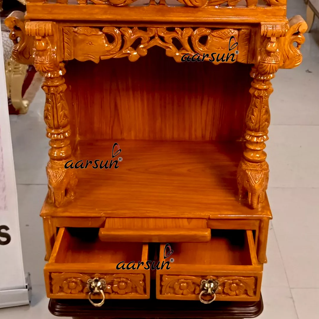 Top Design Small Home Temple Teak Wood 778 View 5