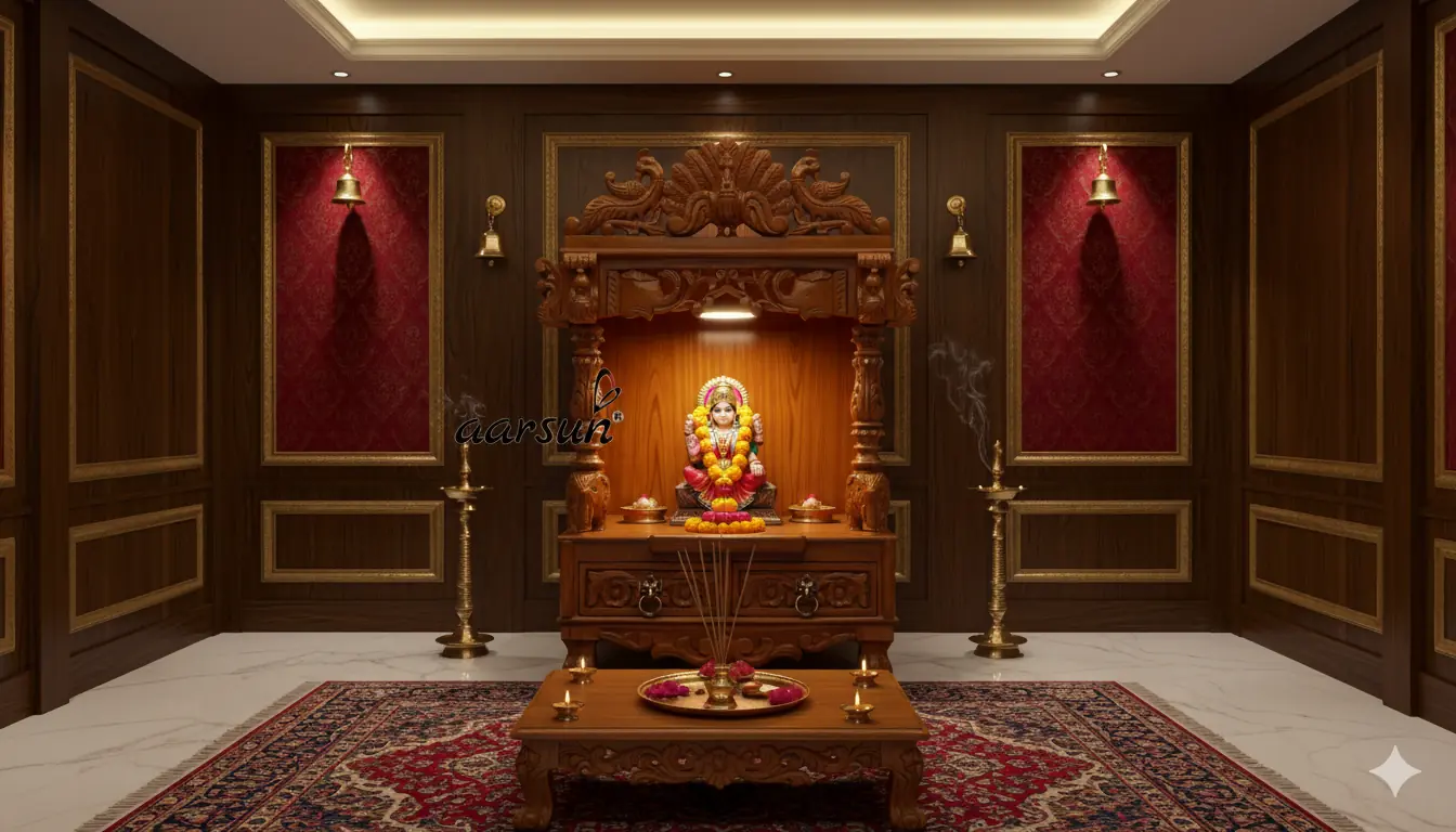 Top Design Small Home Temple Teak Wood 778