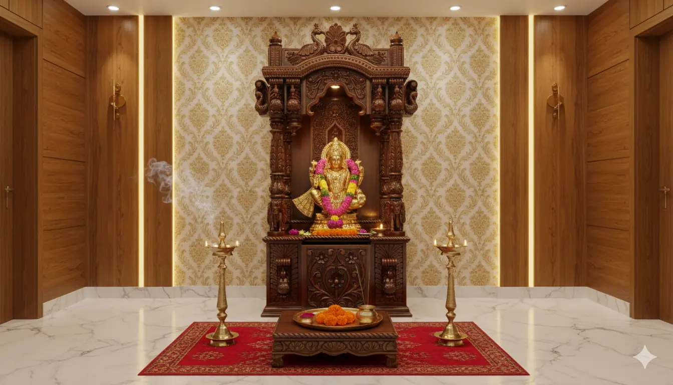 Handmade Pooja Temple MNDR-0687