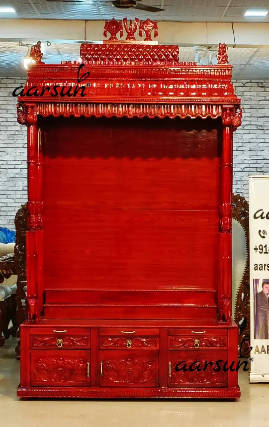 Immense Teak Wood Temple View 2