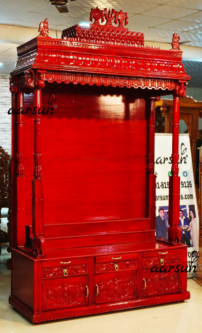 Immense Teak Wood Temple View 3