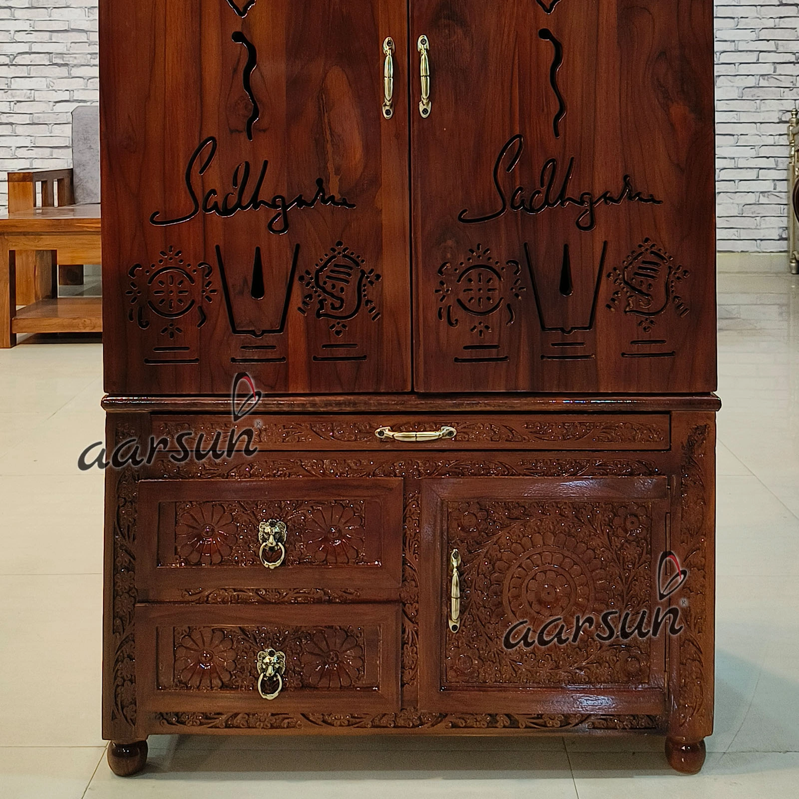 Indian Art- Pooja Mandir Design View 8