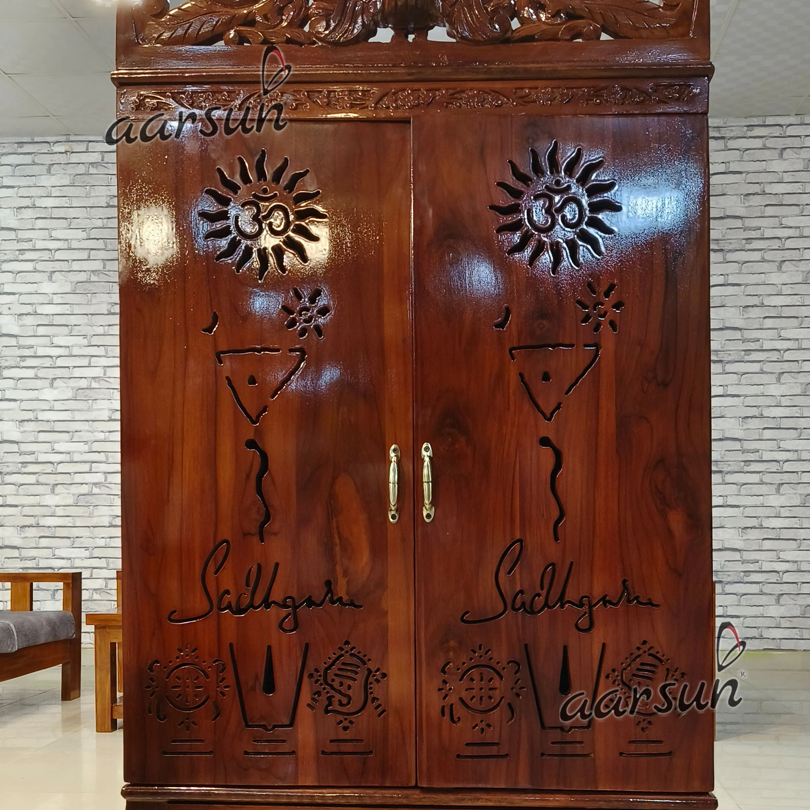 Indian Art- Pooja Mandir Design View 9