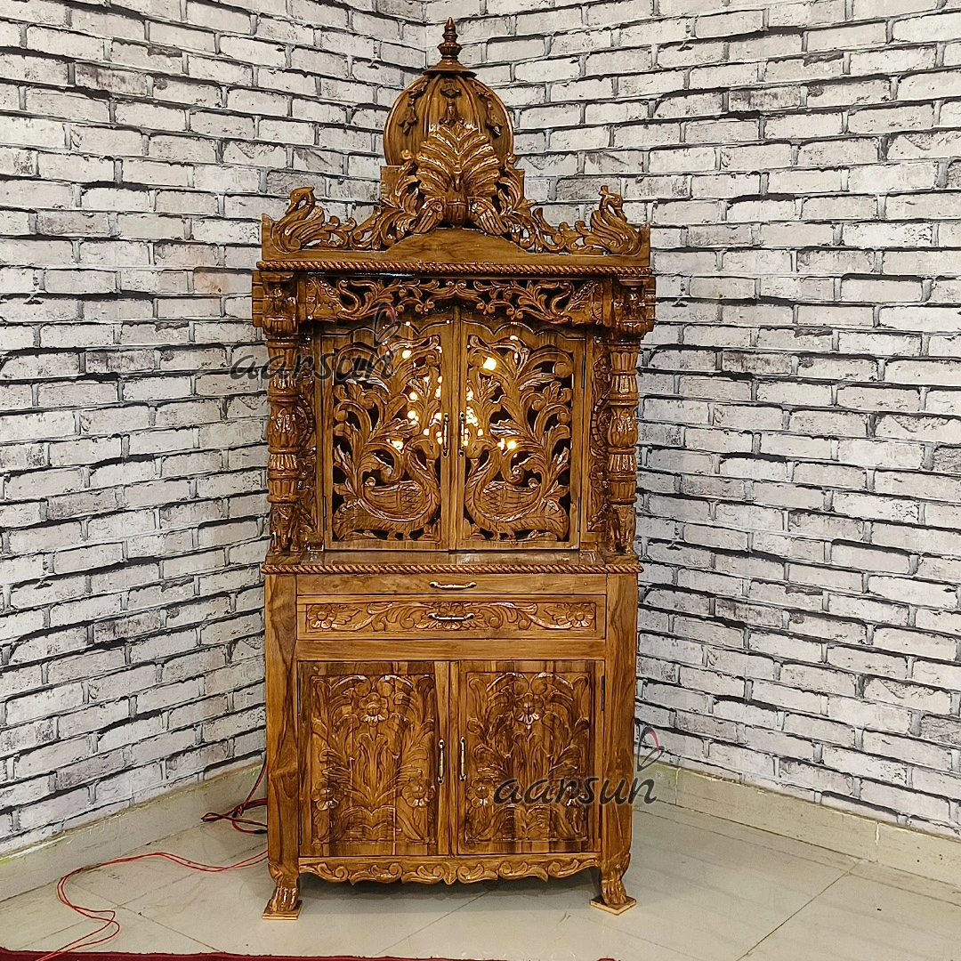 Kalash With LED Light Puja Mandir View 2