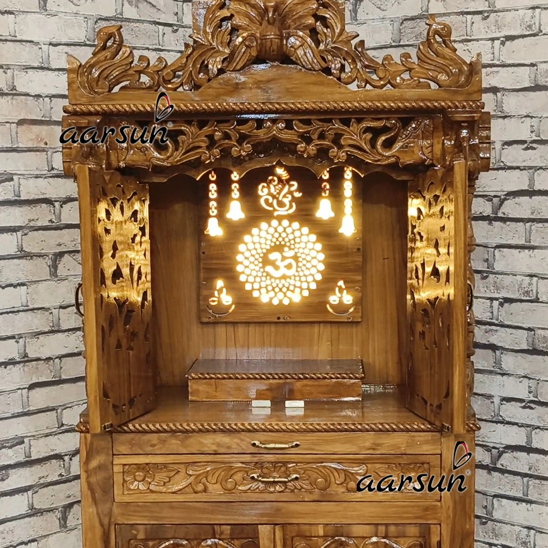 Kalash With LED Light Puja Mandir View 4