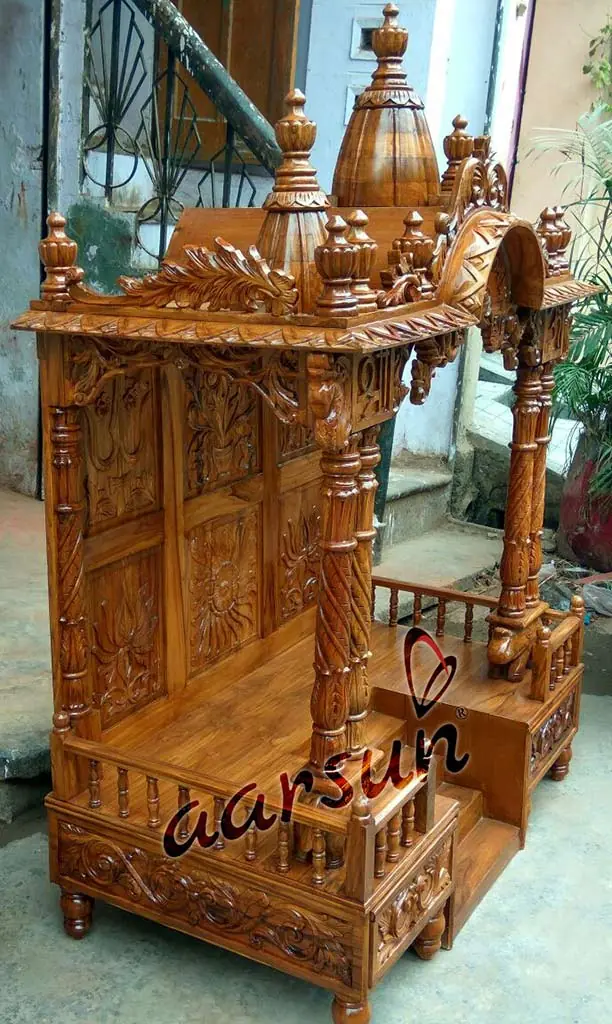 Large Teak Temple for Home MNDR-0010 View 3