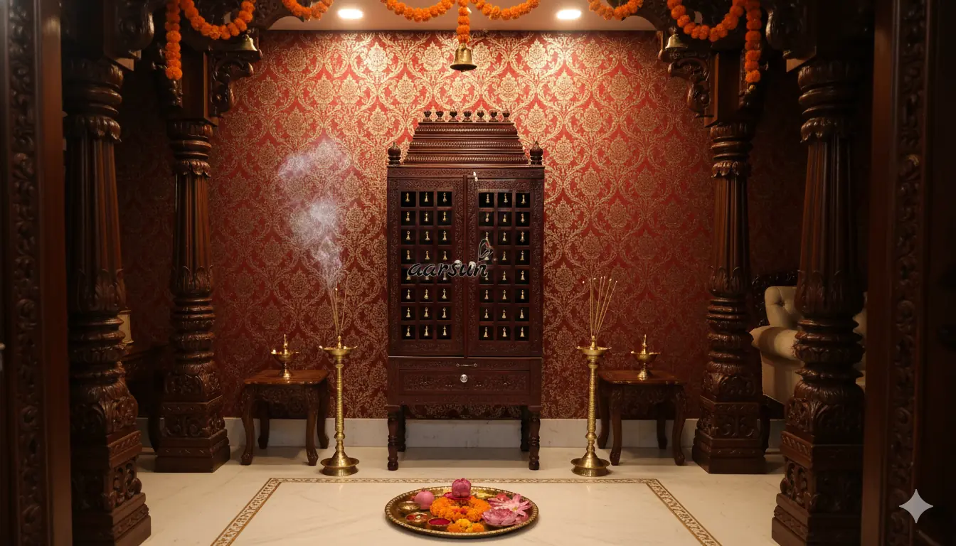 Latest Design Temple in Teak