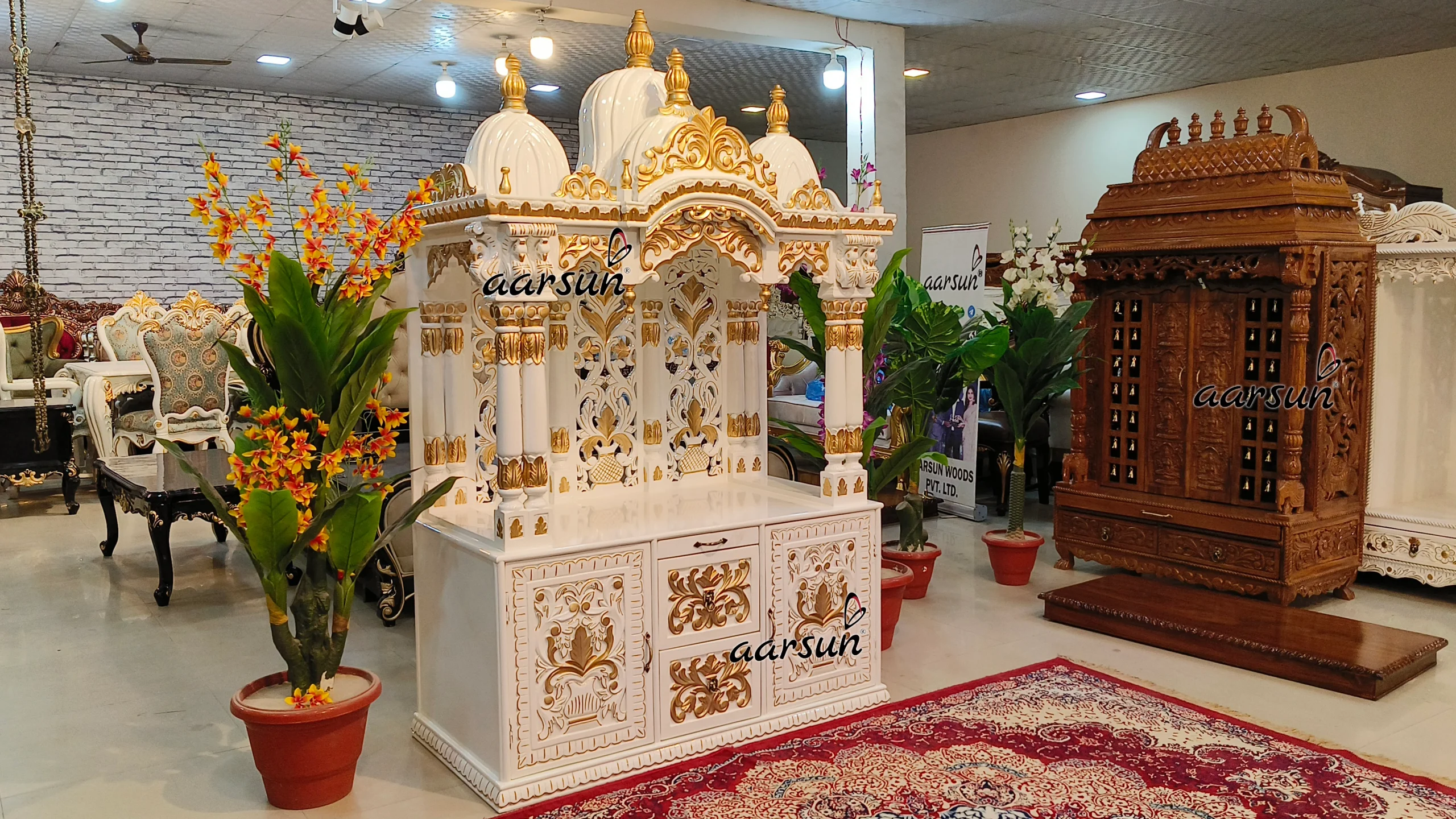 Luxurious White Temple in Teak View 5