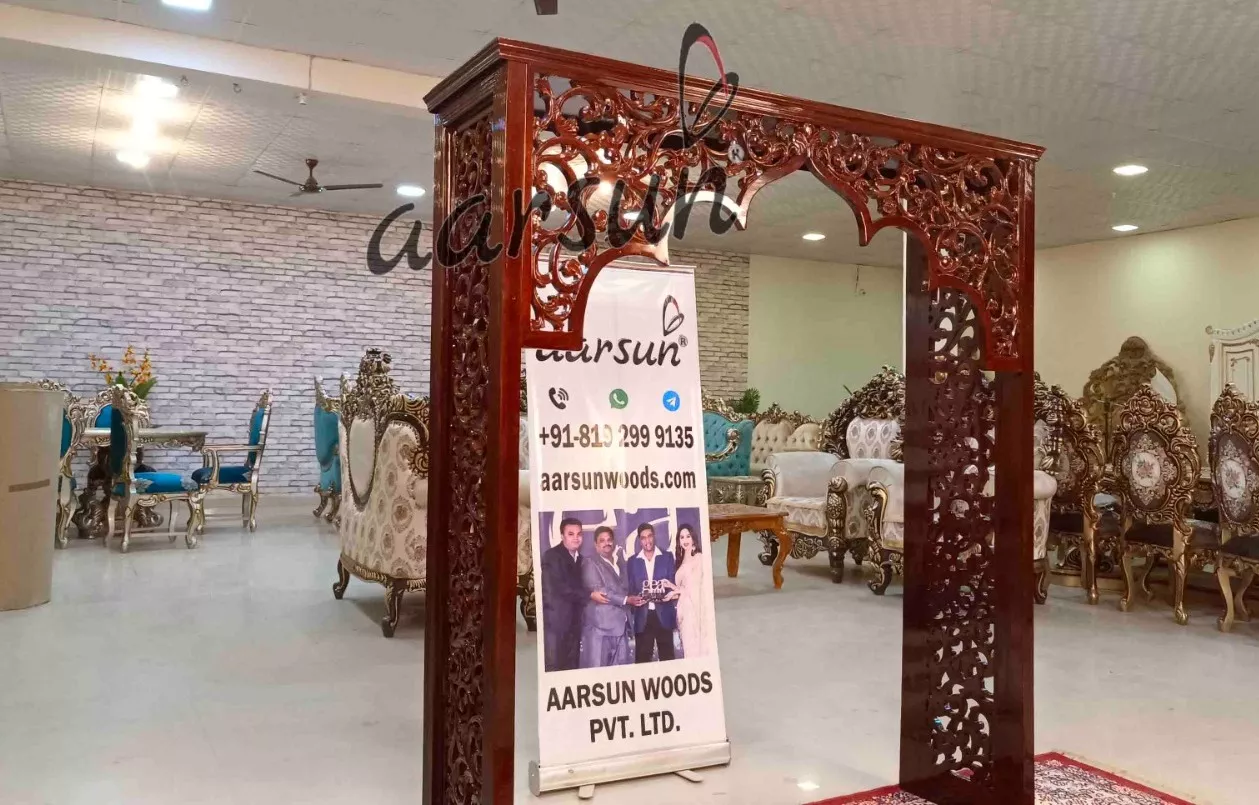 Modern Home Mandir Design View 4