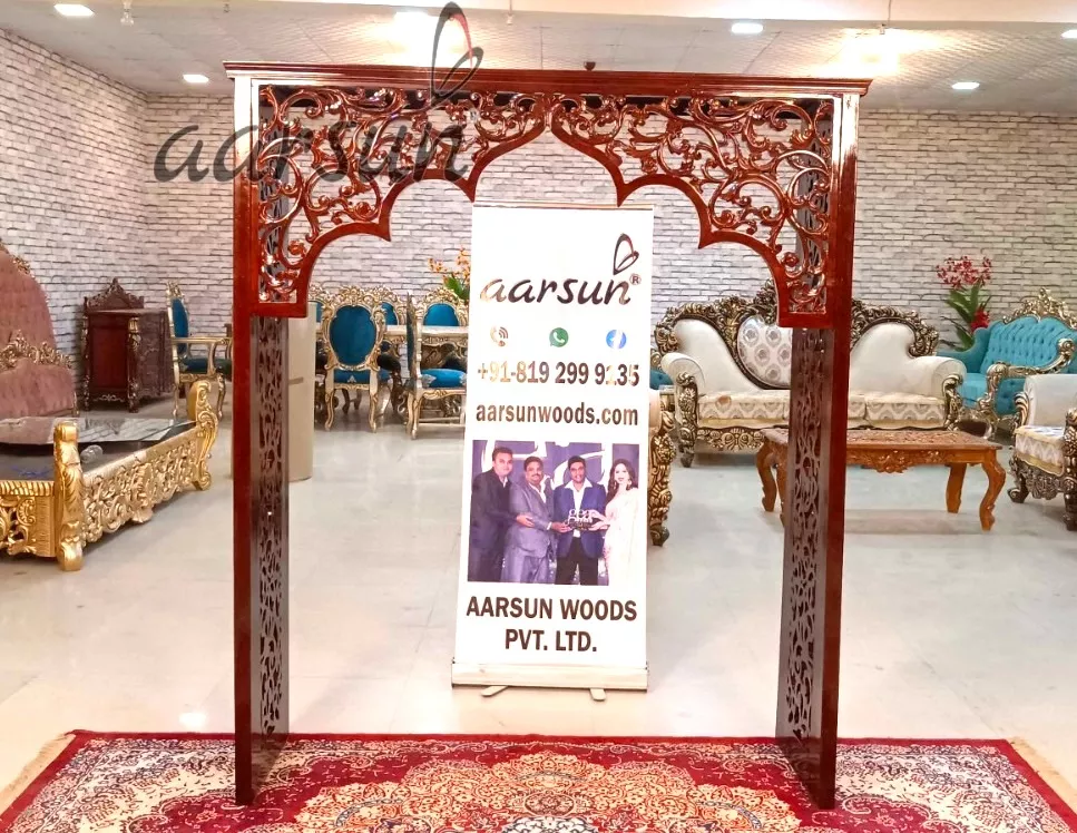 Modern Home Mandir Design View 5