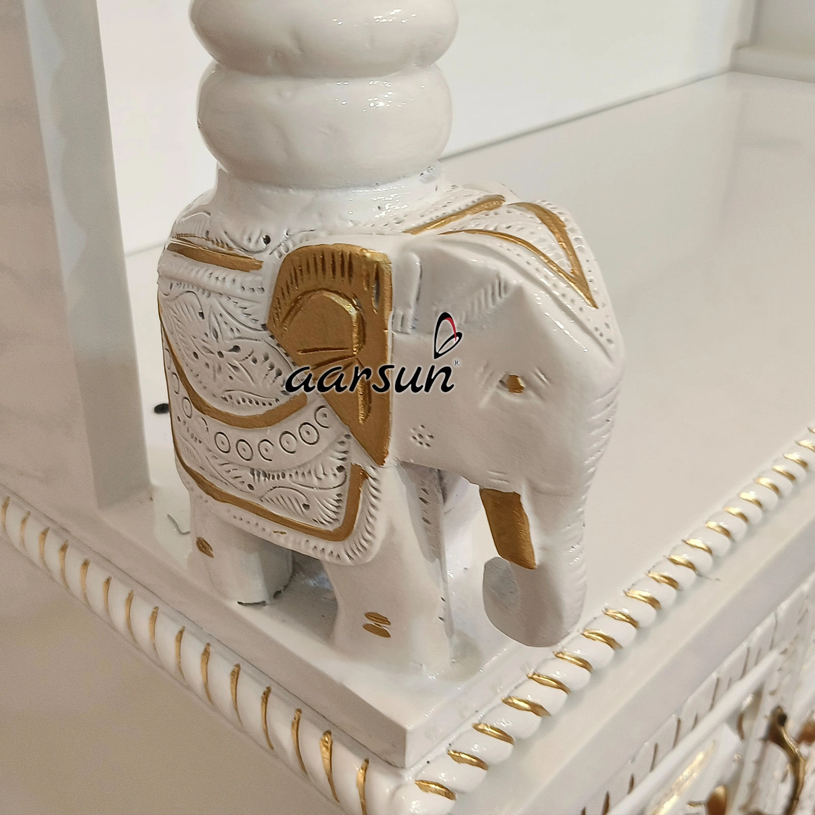 North Mandir Design With Animal Figures View 7