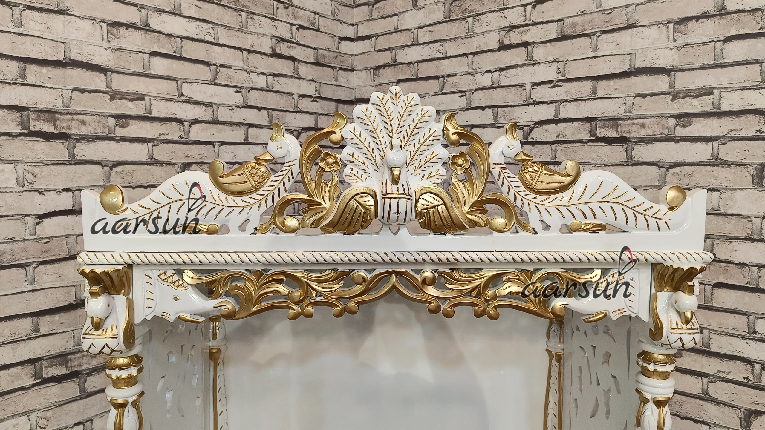 North Mandir Design With Animal Figures View 10