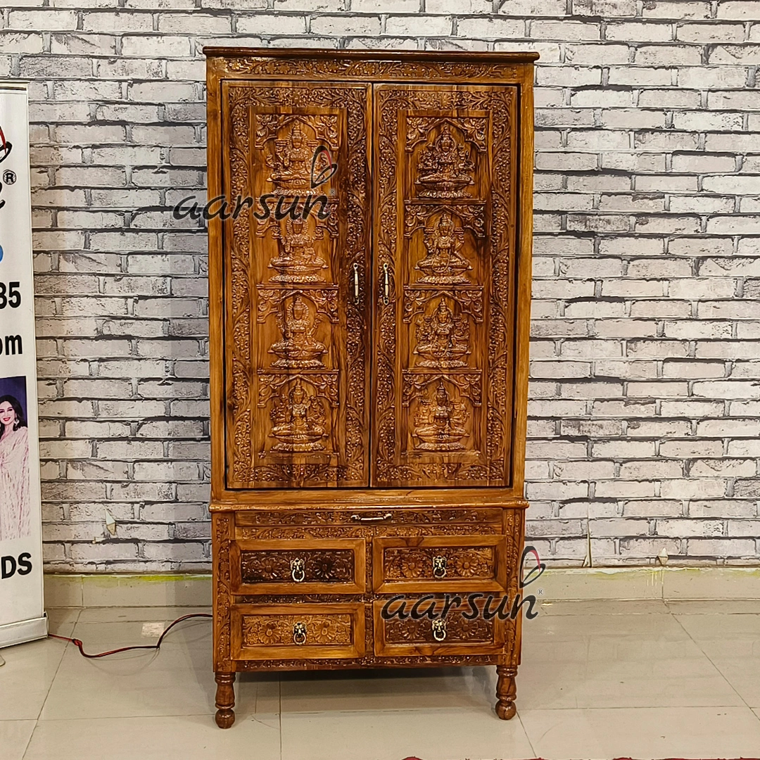 Pocket Doors - Ashtalakshmi Temple With LED Light View 6