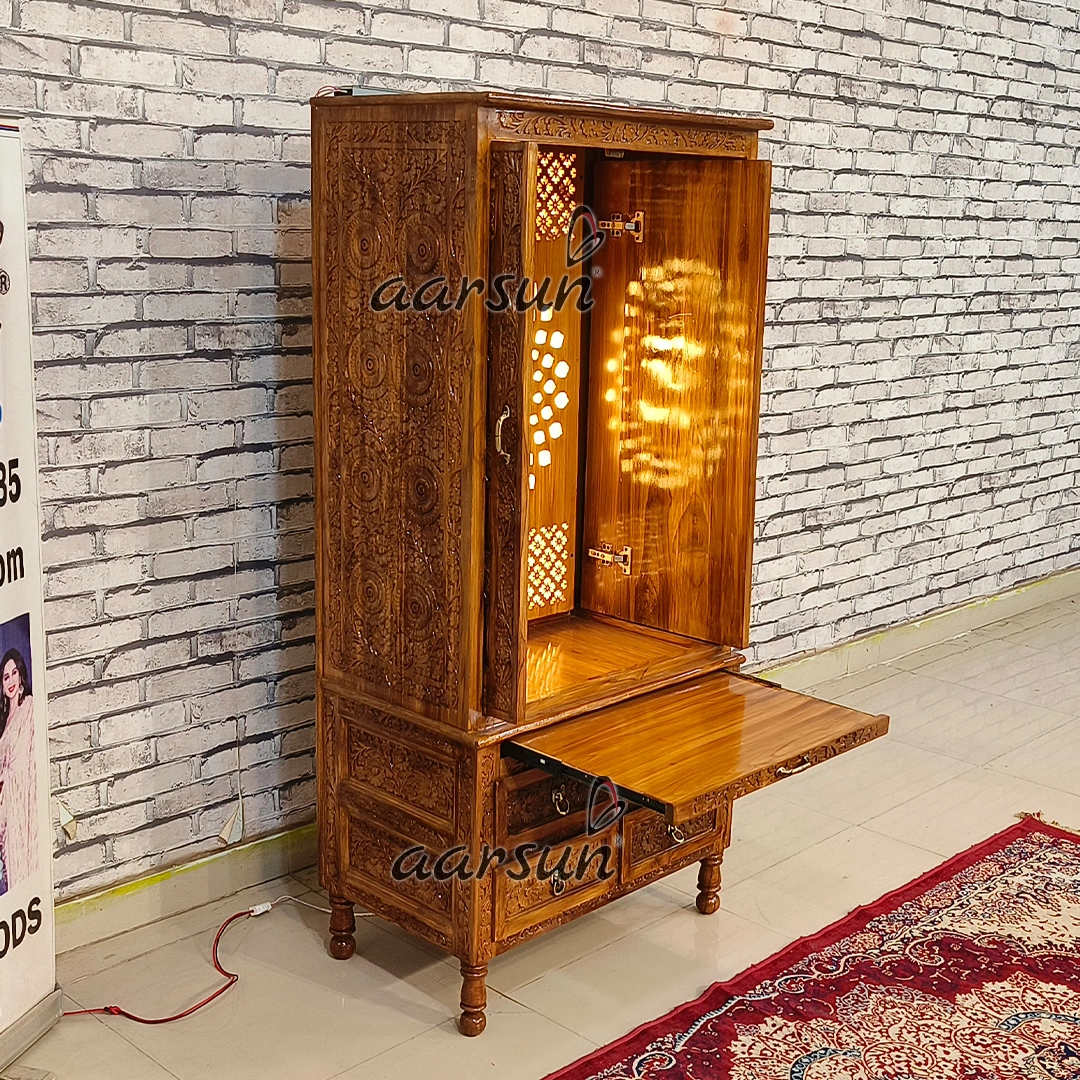 Pocket Doors - Ashtalakshmi Temple With LED Light View 7