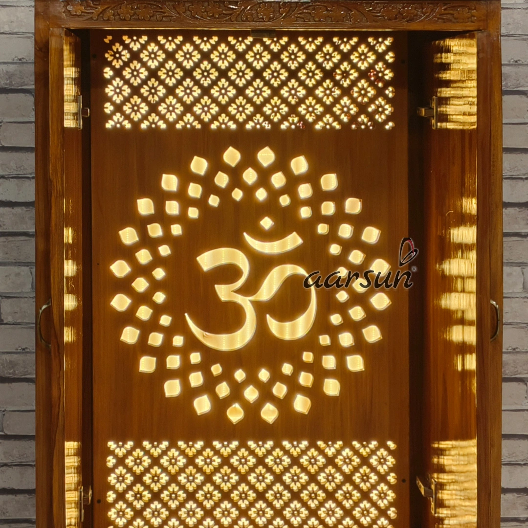 Pocket Doors - Ashtalakshmi Temple With LED Light View 8