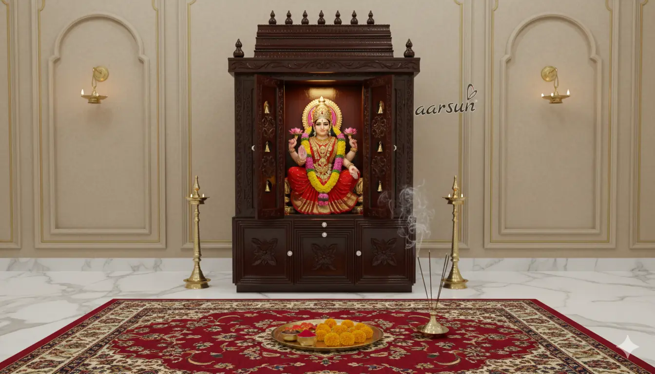 Premium Quality Wooden Bell Mandir