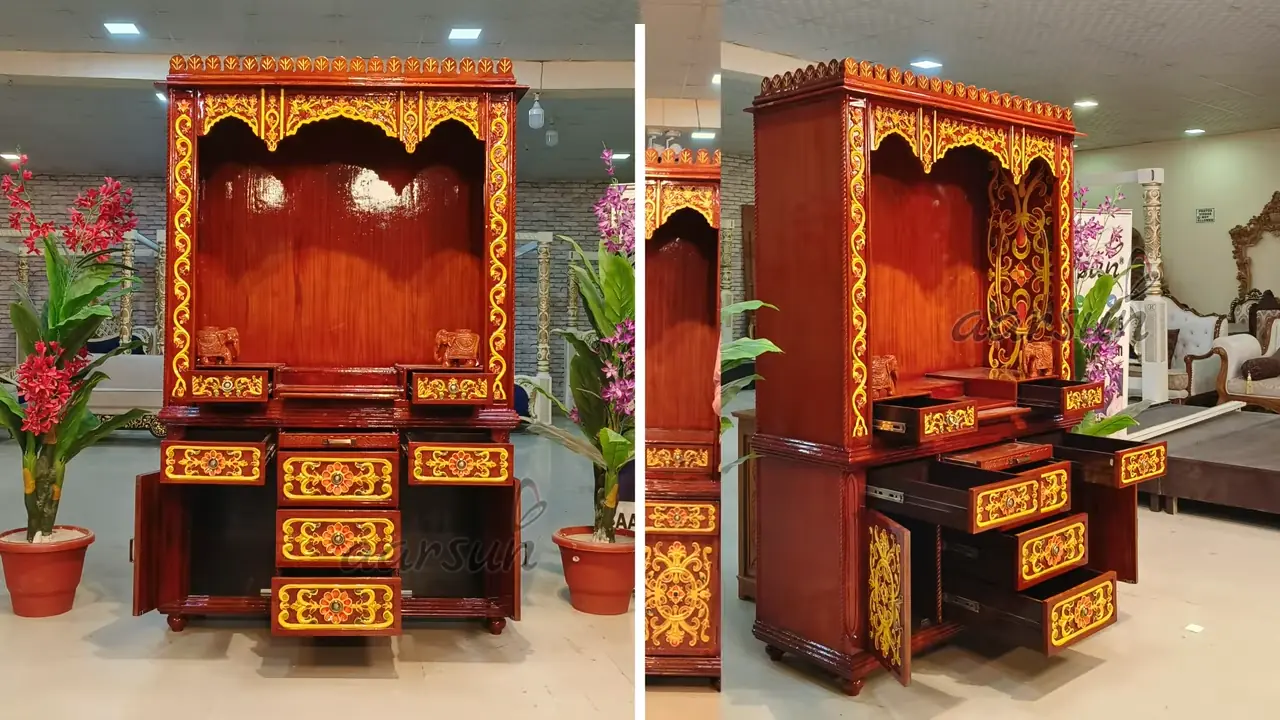 Rajasthani Wooden Home Temple Design NT-041 View 3