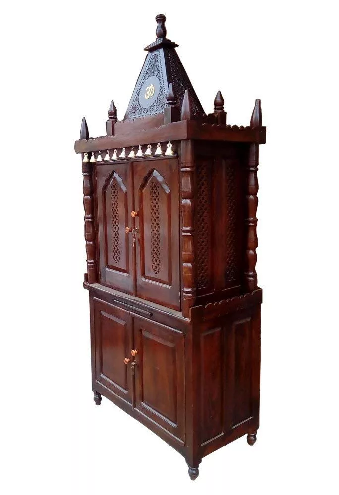 Sheesham Wood Mandir Prayer Unit MNDR-0058 View 3