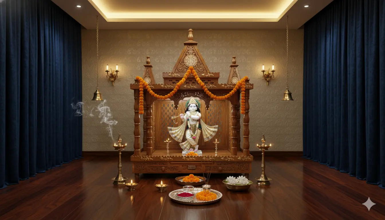 Sheesham Wooden Temple / Mandir MNDR-1530