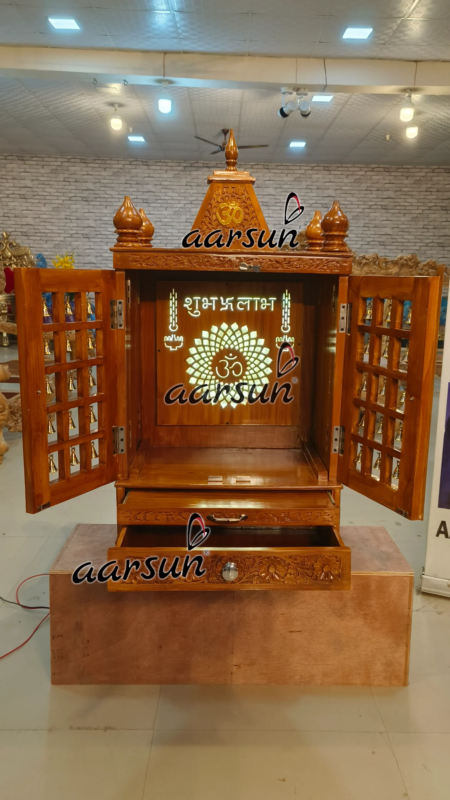 Small Temple With LED light View 7