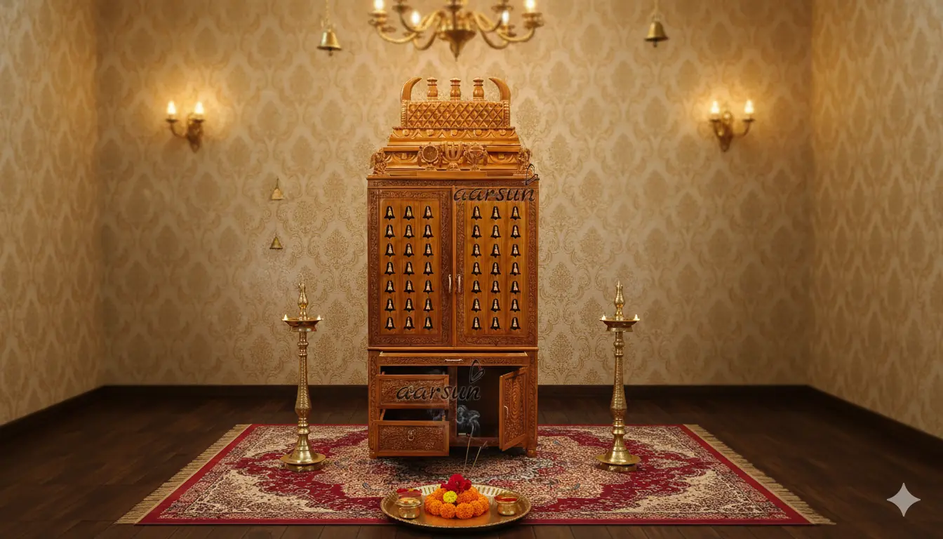 South Indian Style Temple For Home