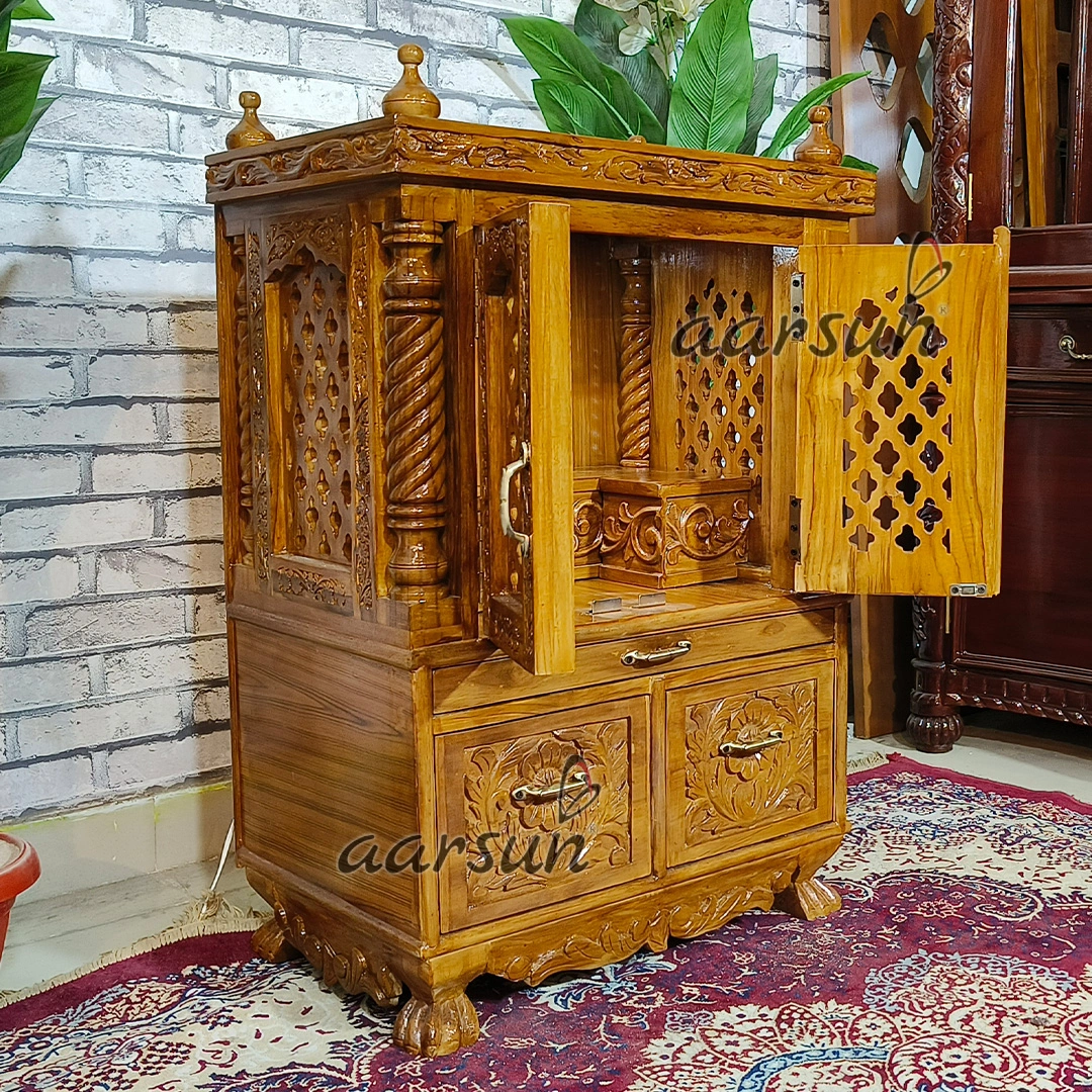 Traditional Handicraft Mandir for Worship View 2