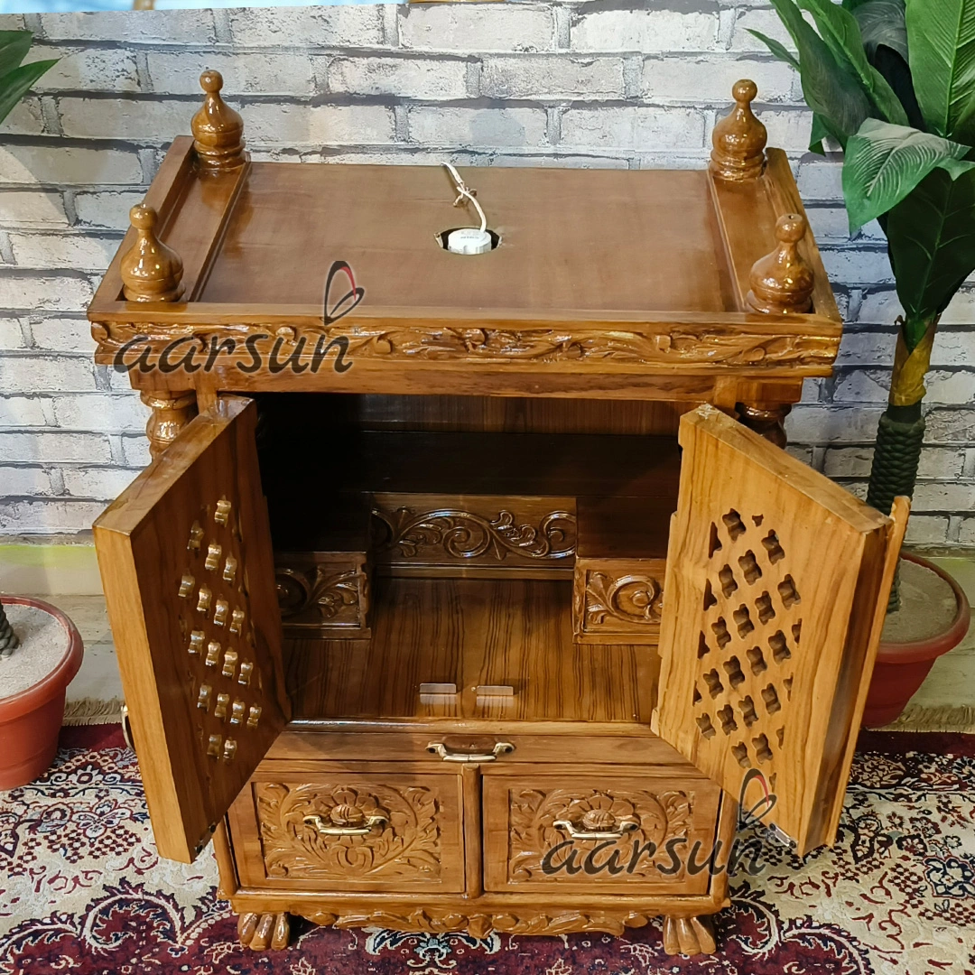 Traditional Handicraft Mandir for Worship View 3