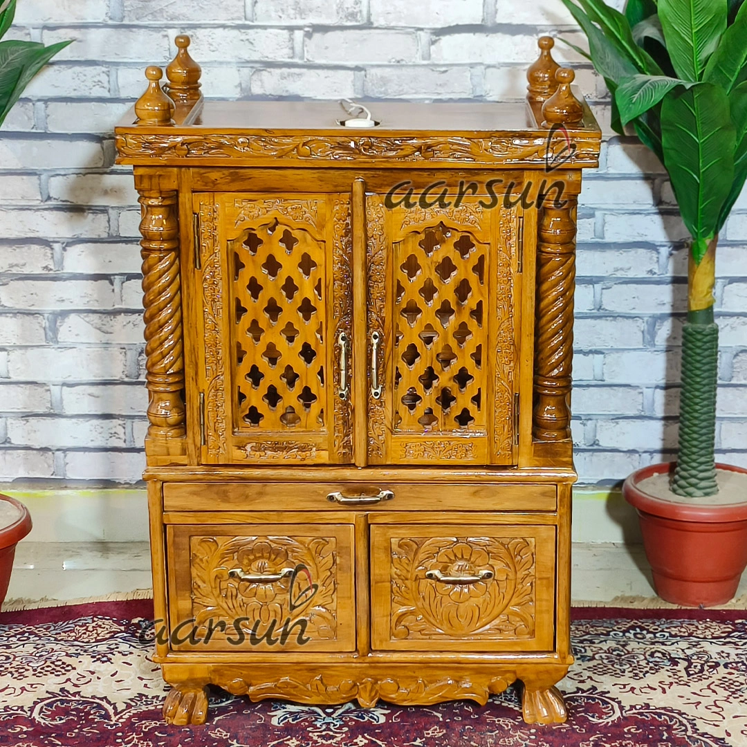 Traditional Handicraft Mandir for Worship View 4