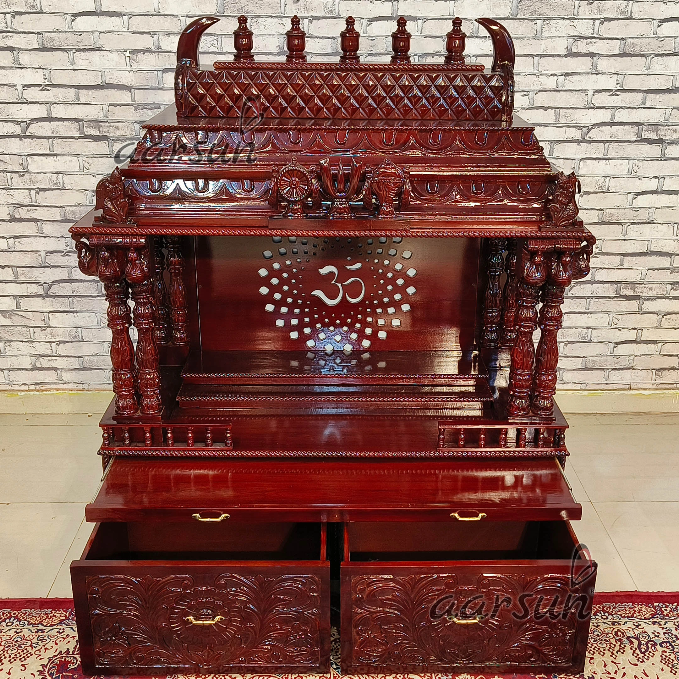 Traditional South Style Gopuram Temple With LED Light View 6