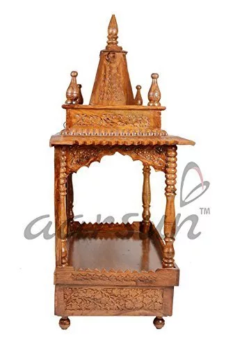 Wooden Home Puja Temple MNDR-0051 View 4