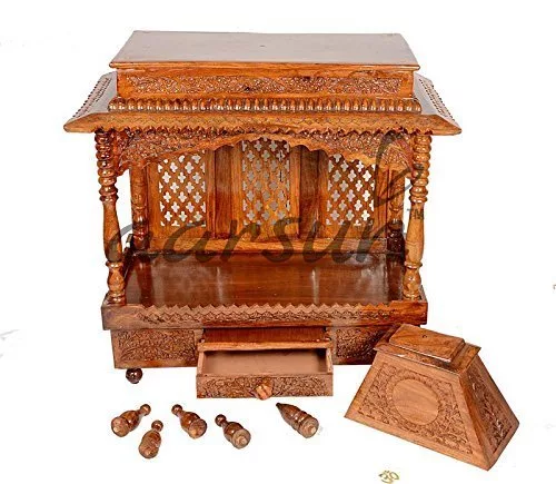 Wooden Home Puja Temple MNDR-0051 View 5