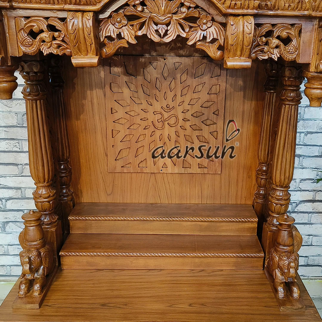 Wooden Mandir (Devghar) For Divine Pooja Mandir View 7