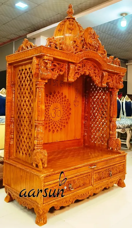 Wooden Pooja Mandir Design For home - YT1021 View 5