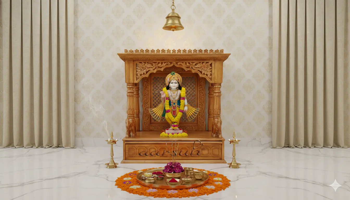 Pooja Mandir Amazon Bestseller TEAKTMP-021N