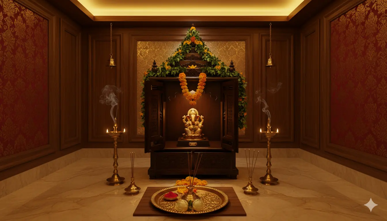 Wooden Prayer Cabinet MNDR-0119