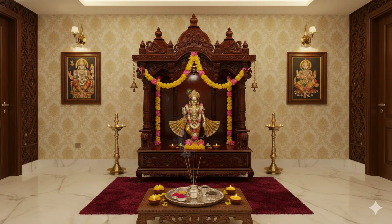 Wooden Prayer Temple MNDR-0103