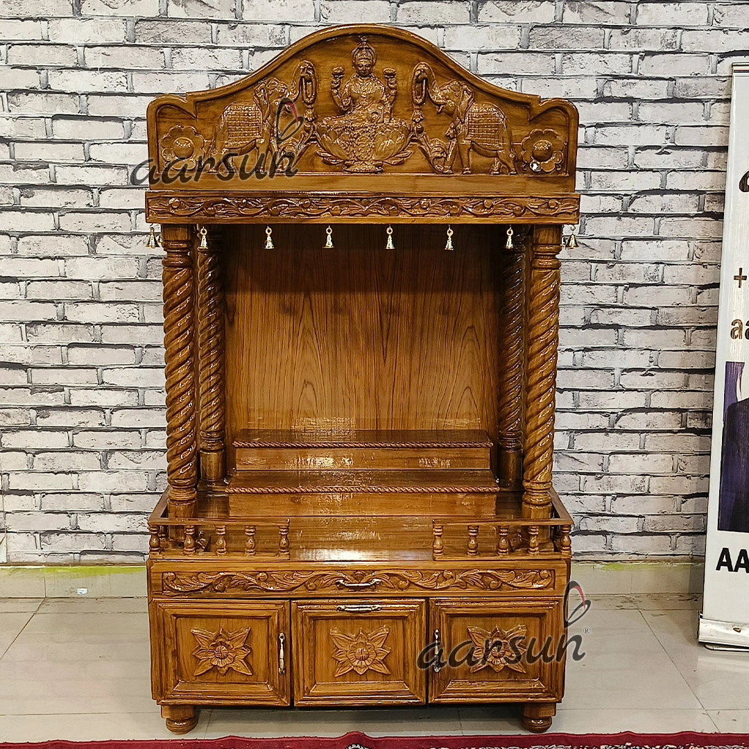 Wooden Puja Mandir at Factory Price View 2